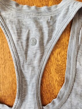Lululemon Gray Racerback Tank Top